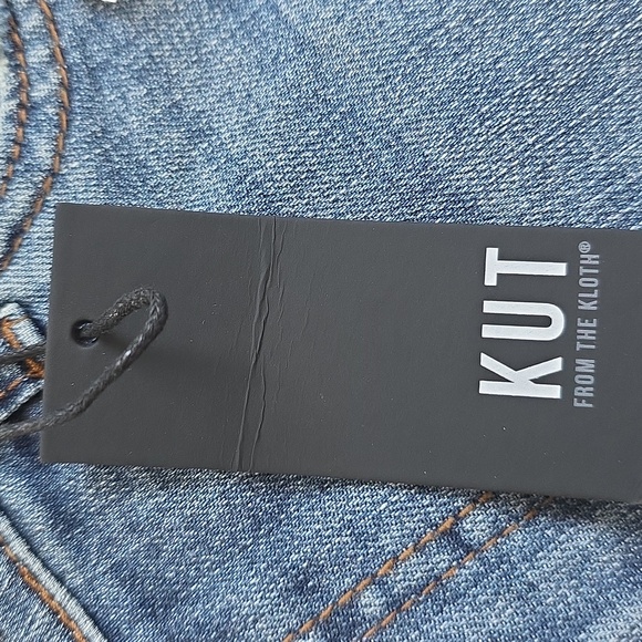 Kut Blue Denim Shorts 10 - Picture 4 of 7